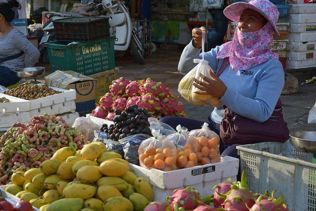 mercato in cambogia