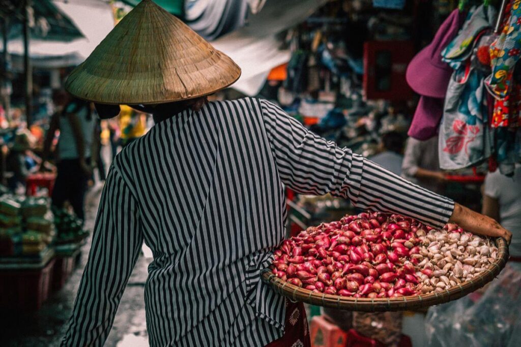 vietnamita al mercato